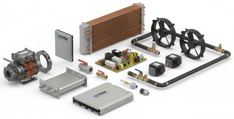 A Complete Guide to York Chiller Parts for Commercial HVAC Maintenance