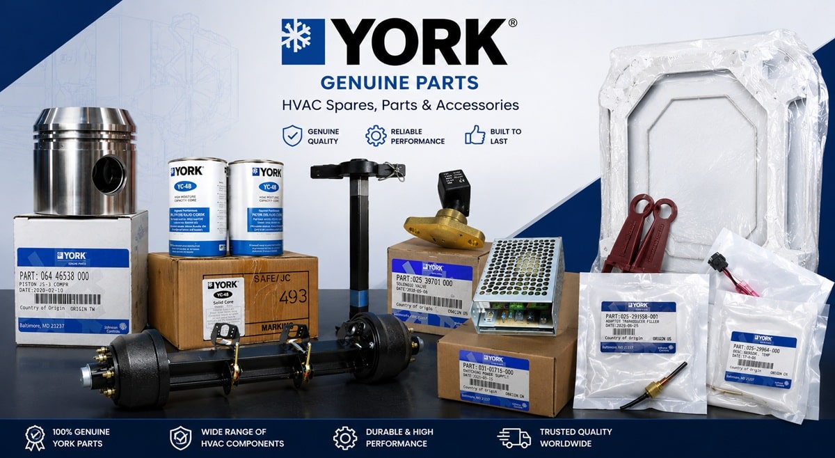 Benefits of Using York Genuine Parts for Long-Lasting HVAC Performance