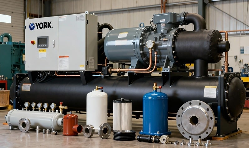 How York YVAA Chiller Parts Extend Equipment Life and Improve Efficiency